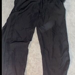 Black Casual Lightweight Pants